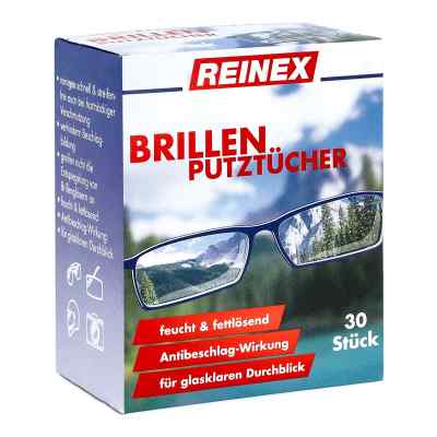 Brillenputztücher Reinex 30 szt. od Axisis GmbH PZN 15422014