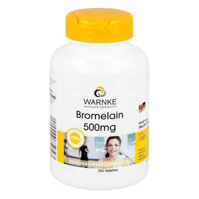 Bromelain 500 mg w tabletkach 250 szt. od Warnke Vitalstoffe GmbH PZN 02177843