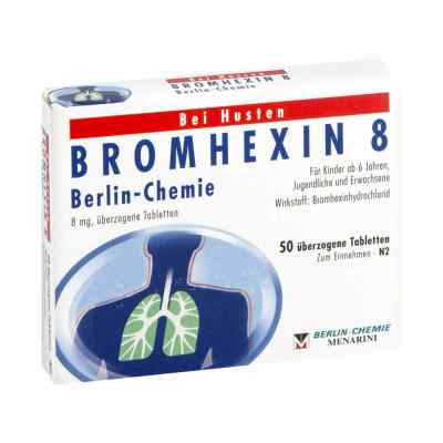 Bromhexin 8 Berlin Chemie Drag. 50 szt. od BERLIN-CHEMIE AG PZN 04394361