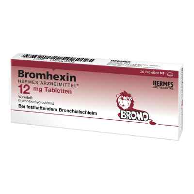 Bromhexin Hermes Arzneimittel 12 mg Tabletten 20 szt. od HERMES Arzneimittel GmbH PZN 16260602