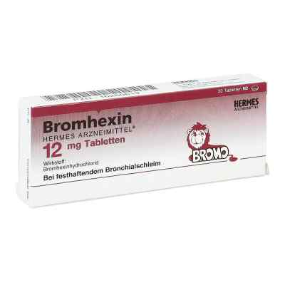 Bromhexin Hermes Arzneimittel 12 mg Tabletten 50 szt. od HERMES Arzneimittel GmbH PZN 16260619