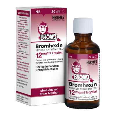 Bromhexin Hermes Arzneimittel 12 mg/ml Tropfen 50 ml od HERMES Arzneimittel GmbH PZN 16260588