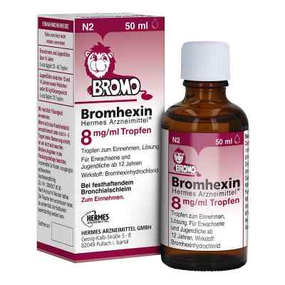 Bromhexin Hermes Arzneimittel 8 mg/ml Tropfen 50 ml od HERMES Arzneimittel GmbH PZN 16260536