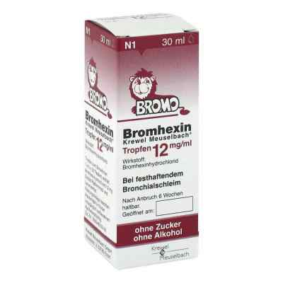 Bromhexin Krewel Meuselb.tropfen 12mg/ml 30 ml od HERMES Arzneimittel GmbH PZN 00620441