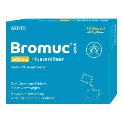 Bromuc akut 600 mg Hustenlöser Plv.z.h.e.l.z.einn. 10 szt. od Aristo Pharma GmbH PZN 11353144