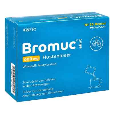 Bromuc akut 600 mg Hustenlöser Plv.z.h.e.l.z.einn. 20 szt. od Aristo Pharma GmbH PZN 11353150