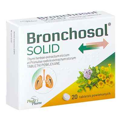 Bronchosol Solid tabletki powlekane 20  od PHYTOPHARM KLĘKA S.A. PZN 08304213