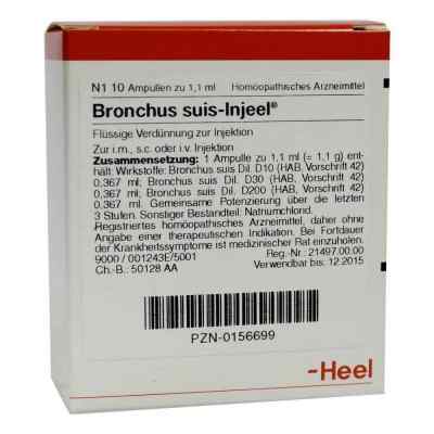Bronchus Suis Injeele 1,1 ml ampułki 10 szt. od Biologische Heilmittel Heel GmbH PZN 00156699