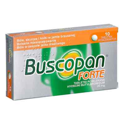 Buscopan Forte 10 od DELPHARM REIMS S.A.S. PZN 08301725