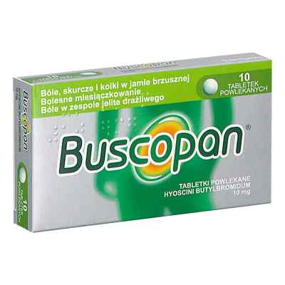 Buscopan lek na ból brzucha tabletki powlekane