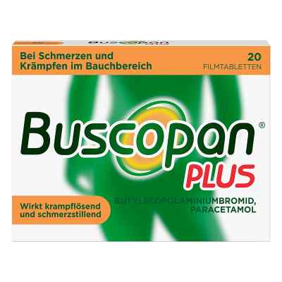 Buscopan plus w tabletkach powlekanych 20 szt. od Sanofi-Aventis Deutschland GmbH  PZN 02483617