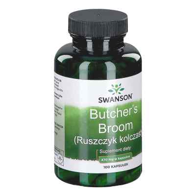 Butcher's Broom Ruszczyk Kolczasty Swanson kapsułki 100  od SWANSON HEALTH PRODUCTS PZN 08306094