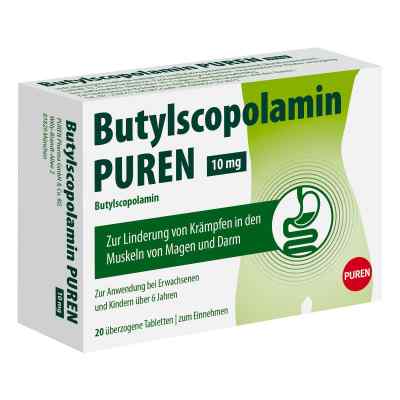 Butylobromek hioscyny Puren 10 mg, tabletki powlekane 20 szt. od PUREN Pharma GmbH & Co. KG PZN 17606557