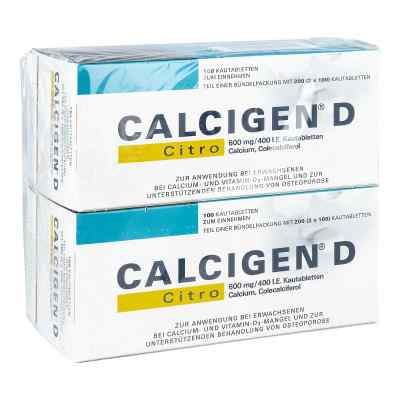 Calcigen D Citro 600 mg/400 I.e. Kautabl. 200 szt. od Viatris Healthcare GmbH PZN 06893714