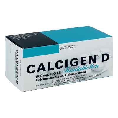 Calcigen D Kautabl. 100 szt. od MEDA Pharma GmbH & Co.KG PZN 00662161