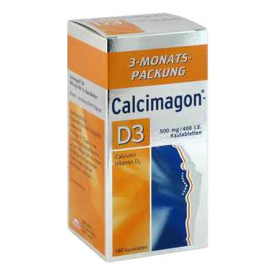 Calcimagon witamina D3 tabletki do żucia 180 szt. od CHEPLAPHARM Arzneimittel GmbH PZN 01128682