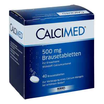 Calcimed 500 mg Tabletki musujące 40 szt. od HERMES Arzneimittel GmbH PZN 09750168