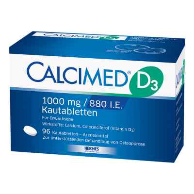 Calcimed D3 1000 mg/880 I.e. Kautabletten 96 szt. od HERMES Arzneimittel GmbH PZN 09750197