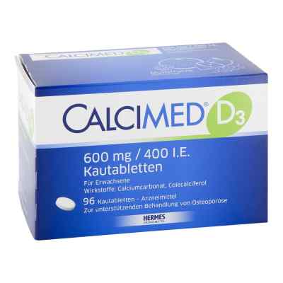 Calcimed D3 600 mg / 400 j.m. tabletki do żucia 96 szt. od HERMES Arzneimittel GmbH PZN 09750145