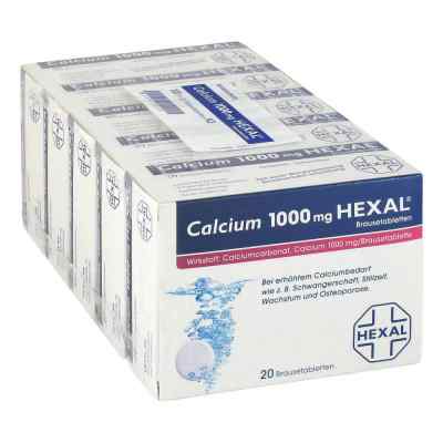 Calcium 1000 Hexal Tabletki musujące 100 szt. od Hexal AG PZN 07383955