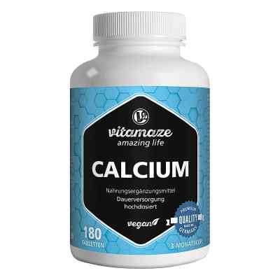 Calcium 400 mg vegan Tabletten 180 szt. od Vitamaze GmbH PZN 14347730