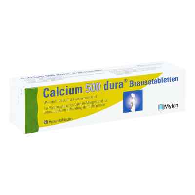 Calcium 500 dura Brausetabletten 20 szt. od PZN 07730256