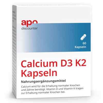 Calcium D3 K2 kapsułki 60 szt. od apo.com Group GmbH PZN 18306840