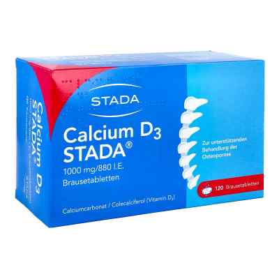 Calcium D3 Stada 1000 mg/880 I.e. Brausetabletten 120 szt. od STADA Consumer Health Deutschlan PZN 09640416