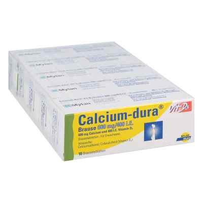 Calcium Dura Vit D3 Brause 600 mg/400 I.e. 50 szt. od Viatris Healthcare GmbH PZN 09911625