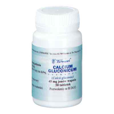 Calcium gluconicum Farmapol tabletki