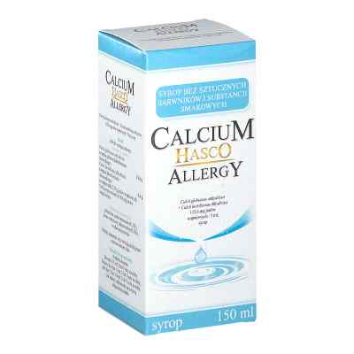Calcium Hasco Allergy syrop 150 ml od PRZEDSIĘBIORSTWO PRODUKCJI FARMACEUTYCZNEJ HASCO-L PZN 08301887