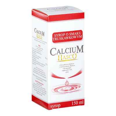 Calcium Hasco syrop o smaku truskawkowym 150 ml od PRZEDSIĘBIORSTWO PRODUKCJI FARMACEUTYCZNEJ HASCO-L PZN 08302793