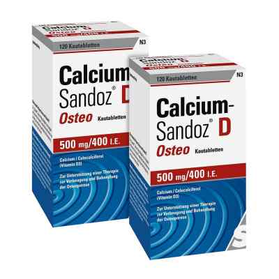 Calcium-Sandoz D Osteo 500mg400 IE 2 x 120 szt. od Hexal AG PZN 08101257