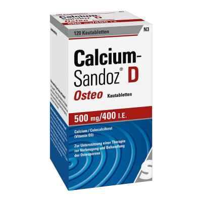 Calcium Sandoz D Osteo w tabletkach do żucia 120 szt. od Hexal AG PZN 00490429