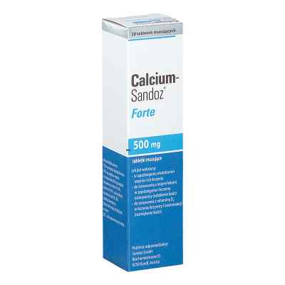 Calcium Sandoz Forte tabletki musujące 20  od  PZN 08304597