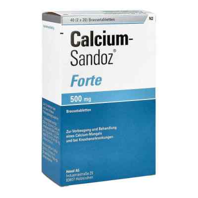 Calcium Sandoz forte tabletki musujące 2X20 szt. od Hexal AG PZN 04906200