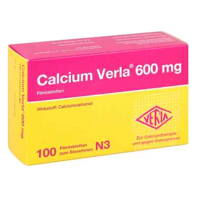 Calcium Verla 600 mg tabletki powlekane. 100 szt. od Verla-Pharm Arzneimittel GmbH & Co. KG PZN 01397867