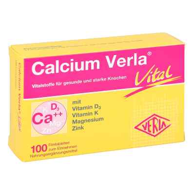Calcium Verla Vital tabletki powlekane 100 szt. od Verla-Pharm Arzneimittel GmbH &  PZN 00828383
