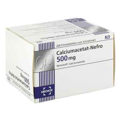 Calciumacetat Nefro 500 mg Filmtabl. 200 szt. od MEDICE Arzneimittel Pütter GmbH& PZN 04133212