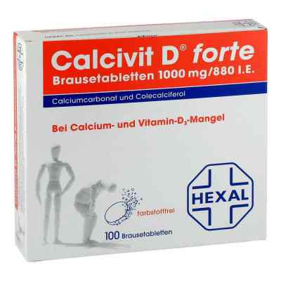 Calcivit D forte wapń + witamina D tabletki 100 szt. od CHEPLAPHARM Arzneimittel GmbH PZN 01416518