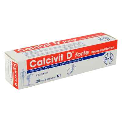 Calcivit D forte wapń + witamina D3 tabletki musujące 20 szt. od CHEPLAPHARM Arzneimittel GmbH PZN 01416493