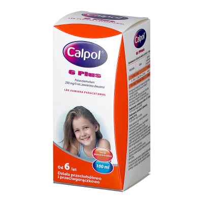 Calpol 6 Plus zawiesina doustna dla dzieci 100 ml od GLAXO GROUP LTD. PZN 08300686
