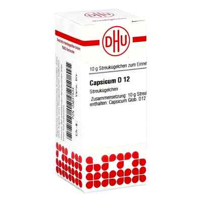Capsicum D 12 Globuli 10 g od DHU-Arzneimittel GmbH & Co. KG PZN 03631534