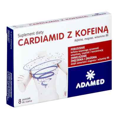 CARDIAMID Z KOFEINĄ pastylki sm. cytrusowy 8  od ADAMED CONSUMER HEALTHCARE S.A. PZN 08302825