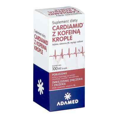 Cardiamid z kofeiną krople 100 ml od ADAMED CONSUMER HEALTHCARE S.A. PZN 08301716