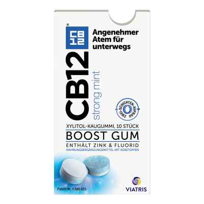 Cb12 Boost Strong Mint Kaugummi 10 szt. od Meda Pharma S.p.A. PZN 17442127