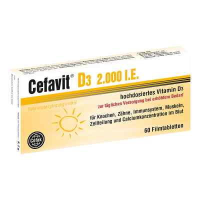 Cefavit D3 2.000 I.e. Tabletki powlekane 60 szt. od Cefak KG PZN 12490021
