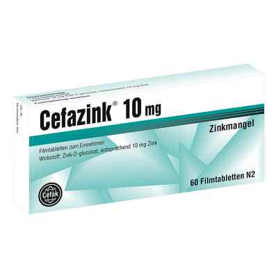 Cefazink 10 mg Filmtabletten 60 szt. od Cefak KG PZN 10549282