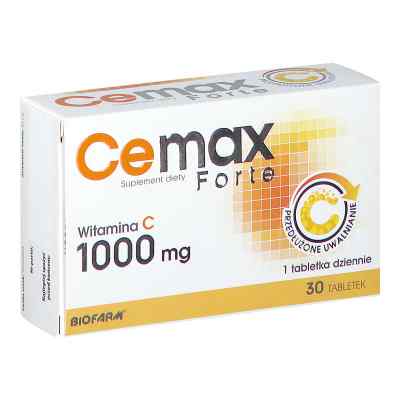 CeMax Forte tabletki 30  od BIOFARM SP.Z O.O. PZN 08302198