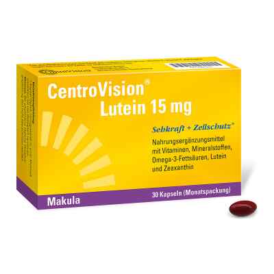 Centrovision Lutein 15 mg Kapseln 30 szt. od OmniVision GmbH PZN 15401294